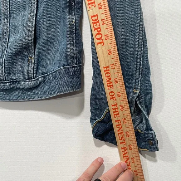 Abercrombie Fitch Classic Denim Jacket Blue Jean Women‎ XS - Picture 3 of 8